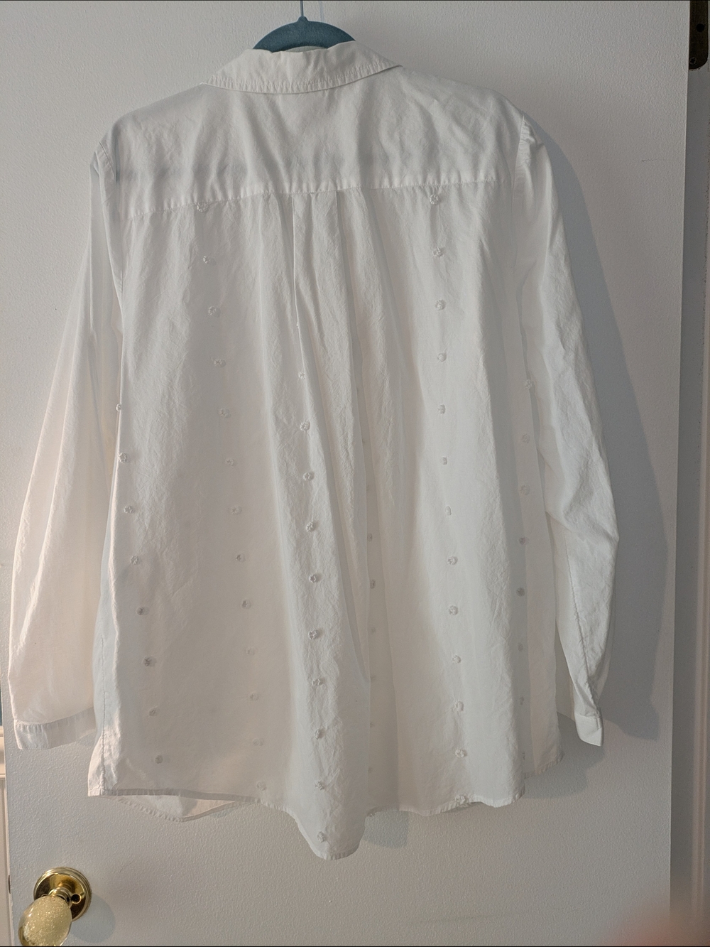 J. Jill White Button-Front Shirt - Picture 7 of 11